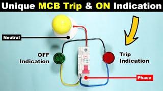 Connect Trip indicator light for MCB miniature circuit breaker. MCB trip indicator@CNCElectric1988