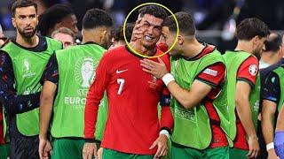 Cristiano Ronaldo Appears to Cry After Missing Penalty vs Slovenia its so Emotional