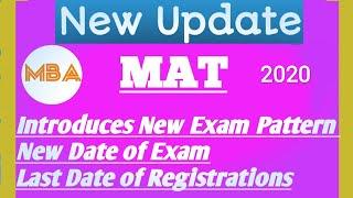 MAT 2020 Update | Learn with Dipasree | MBA Entrance Exam