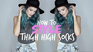 How I Style Thigh-High Socks