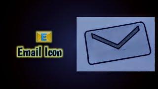 How to draw an Email icon easily #art #drawing