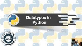 Data types in python ||  python for beginners || python programming || python tutorial