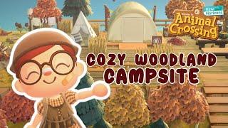 COZY AUTUMN WOODLAND CAMPSITE | Speed Build | ACNH