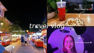  I: Connecting thai airways flight to Chengdu/ Dujiangyan/ Blue Eye Tears/ Street Food!