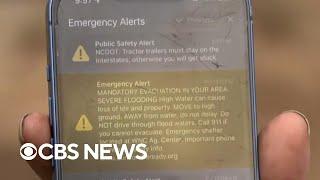 How emergency alerts work during hurricanes like Helene, Milton