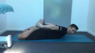 Advanced hip flexor stretch: Parachutes (POGO Physio)