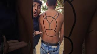 You can do it Guess my back drawing challenge Part 155  #shorts