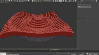 3Ds max Cube Wave
