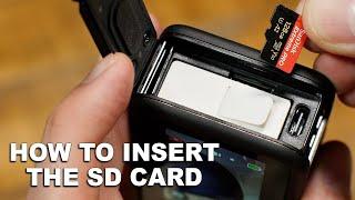 GoPro Hero 11: How to Insert the SD Card