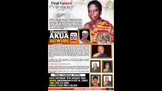 FINAL FUNERAL RITES OF THE LATE OBAAPANIN AKUA ADWUBI AGED 101 IN GERMANY HAMBURG ON 10.08.2024