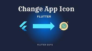 How to change app icon in Flutter | Flutter Tutorial #video #flutter