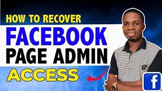 How to Recover Facebook Page Admin Access 2023