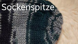 Stricken # Spitze von Socken ganz einfach Stricken #unkompliziert