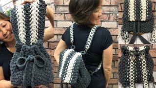 MOCHILA EM MACRAME : PASSO A PASSO