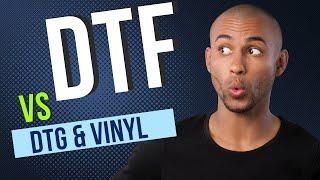 DTF vs. DTG vs. Vinyl: Which Printing Method Reigns Supreme? #dtfprinting