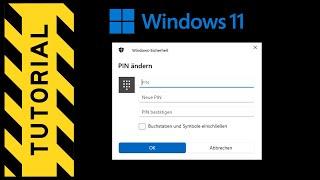 So aktivieren Sie die Anmeldung mit einem PIN Code für Windows 11.