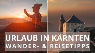 KÄRNTEN Reisetipps - Wandern zwischen Berg & See | Naturpark Dobratsch #vlog78