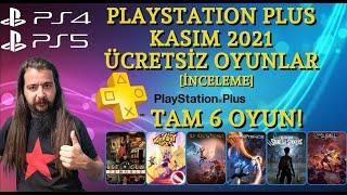 PS PLUS KASIM 2021 ÜCRETSİZ OYUNLARI (İNCELEME) | 6 ADET PS4 VE PS5 BEDAVA OYUN