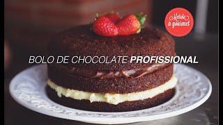 Bolo de Chocolate Profissional (para bolo de aniversário)