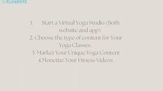 How to Start an Online Yoga Studio? | Live Classes | Live Streaming | Flicknexs