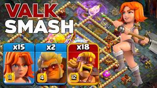 Easy & Strong: TH16 Druid Valkyrie and Super Barbarian Wrecking Legend League Attacks!