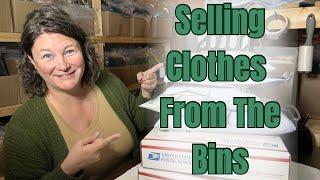 Selling Used Clothes Online from the Goodwill Outlet | What Sold on Poshmark and eBay | Ship With Me