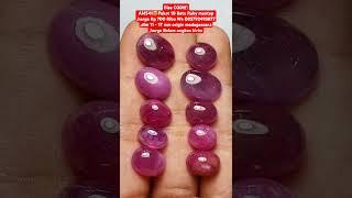 Bisa CODAM541Paket 10 Batu Ruby mantap,harga Rp 700 Ribu Wa 085792493877,dim 11 - 17 mm origin