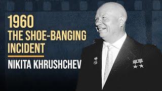 Did Khrushchev bang his shoe at the UN?