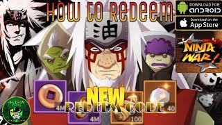 Ninja War(Private Server) How to Redeem | New Code  Rise of Hokage: Glory/Ninja Chronicles iOS/ApK