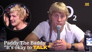 Paddy 'The Baddy' Pimblett's emotional mental health message