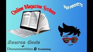 Online Magazine system | Php Project