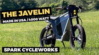 The Javelin eBike: Assembled in USA by Spark Cycleworks | Fardriver Controller |4,000 Watt | 72V