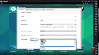 How to change Memu Emulator Language