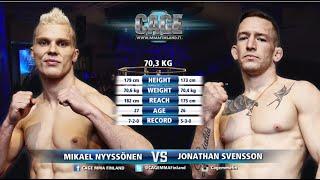 CAGE 33 Mikael Nyyssönen vs Jonathan Svensson