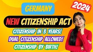 Germany: New Citizenship Rules Are Finally Here | Citizenship in 3 years | Dual Passport