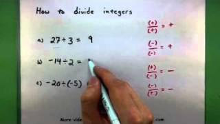 Basic Math - How to divide integers