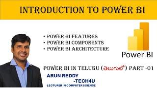 POWER BI IN TELUGU PART 01 - INTRODUCTION TO POWER BI IN TELUGU | POWER BI INTRODUCTION IN TELUGU |