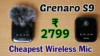 GRENARO S9 Wireless Microphone with Noise Cancellation Review  Best mic for new Youtubers in India