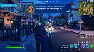 How to EASILY Damage players that have damaged you in Fortnite locations Quest!