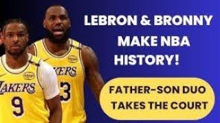 LeBron and Bronny James make NBA history | Breaking News | Neural News Network