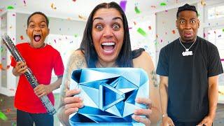 UNBOXING OUR DIAMOND PLAY BUTTON AWARD!