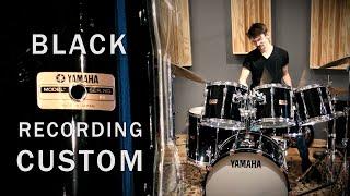 YAMAHA Recording Custom Drum Set! - Black