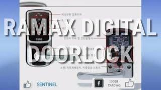 RAMAX DIGITAL DOOR LOCK |HYEJIN LARS