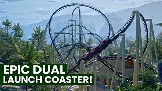 Tecuani Beast Official Unveiling | New Vekoma Thrill Coaster at Vidanta World Bon Mexico