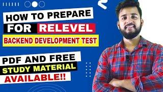 RELEVEL Backend Development FULL SYLLABUS WITH RESOURCES | HOW TO CRACK RELEVEL EXAM?