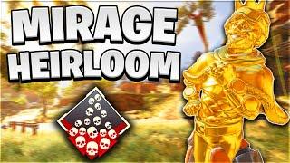 UNLOCKING MIRAGE'S HEIRLOOM AND DROPPING 22 KILLS! | Apex Legends Season 14