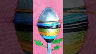 Amazing Spoon Embroidery Trick #shorts