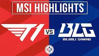 T1 vs BLG Highlights ALL GAMES | MSI 2024 Upper Bracket R2 | T1 vs Bilibili Gaming