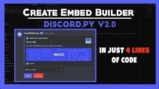 Discord.py embed generator in 4 lines of code