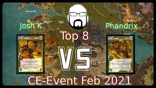 Campain Edition Event - Top 8 - Josh K vs Phandrix | Warlord: Saga of the Storm CCG